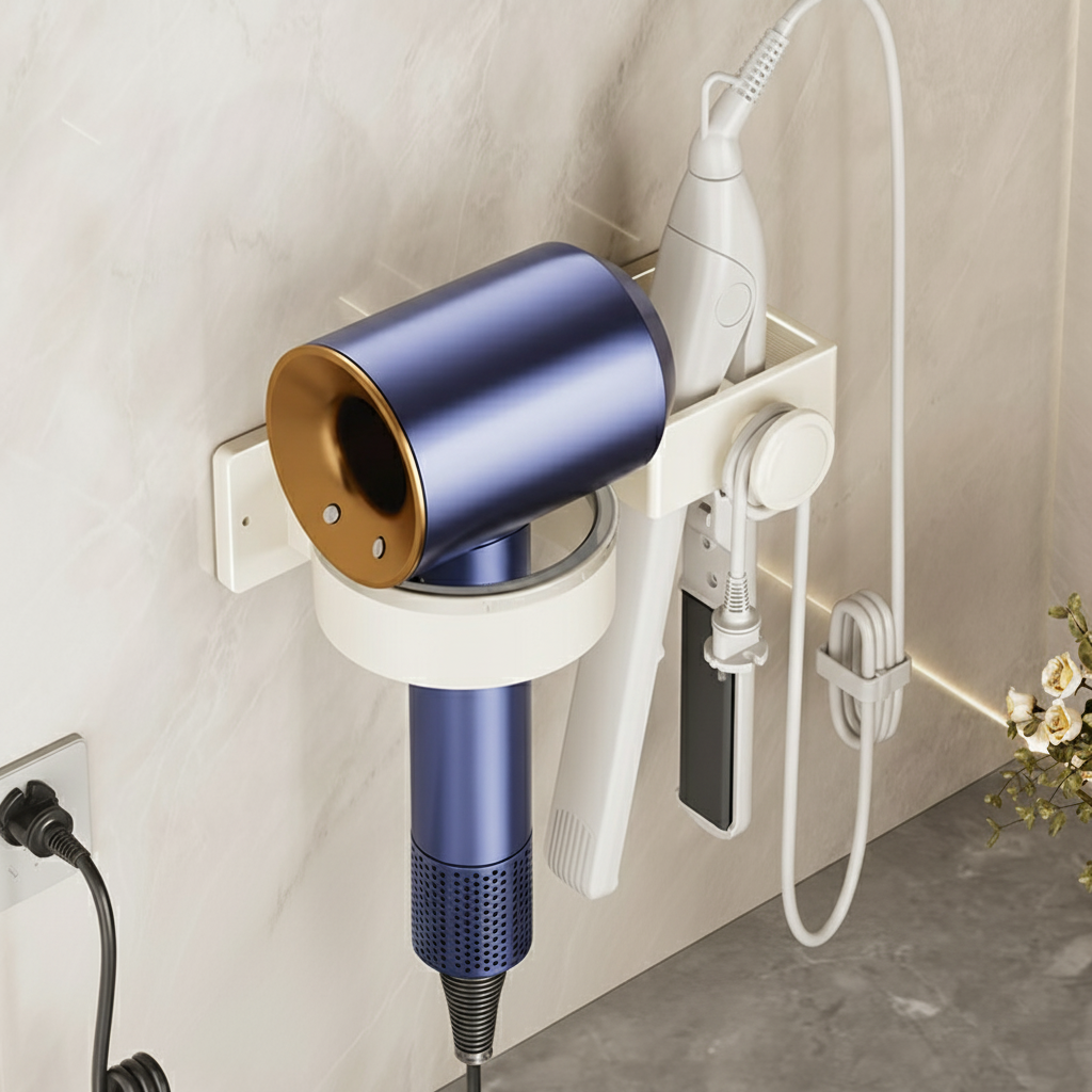 홈킹 고급형 드라이기 고데기 거치대 무타공 타공 겸용 18,330원