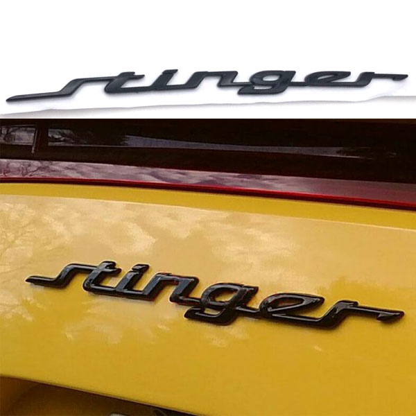 스팅어 호환 엠블럼 레터링 블랙 엠블럼 10,900원