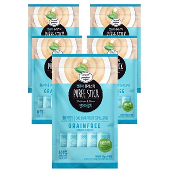 캣퓨어 고양이 퓨레스틱 간식 파우치 14,180원