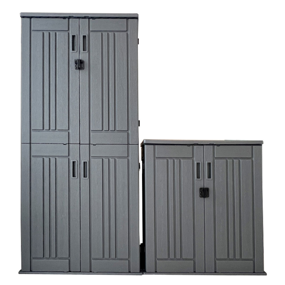 레드와이 조립식창고 플라스틱창고 선반포함세트 야외 간이 농막 소형 미니 이동식 보관함 259,000원