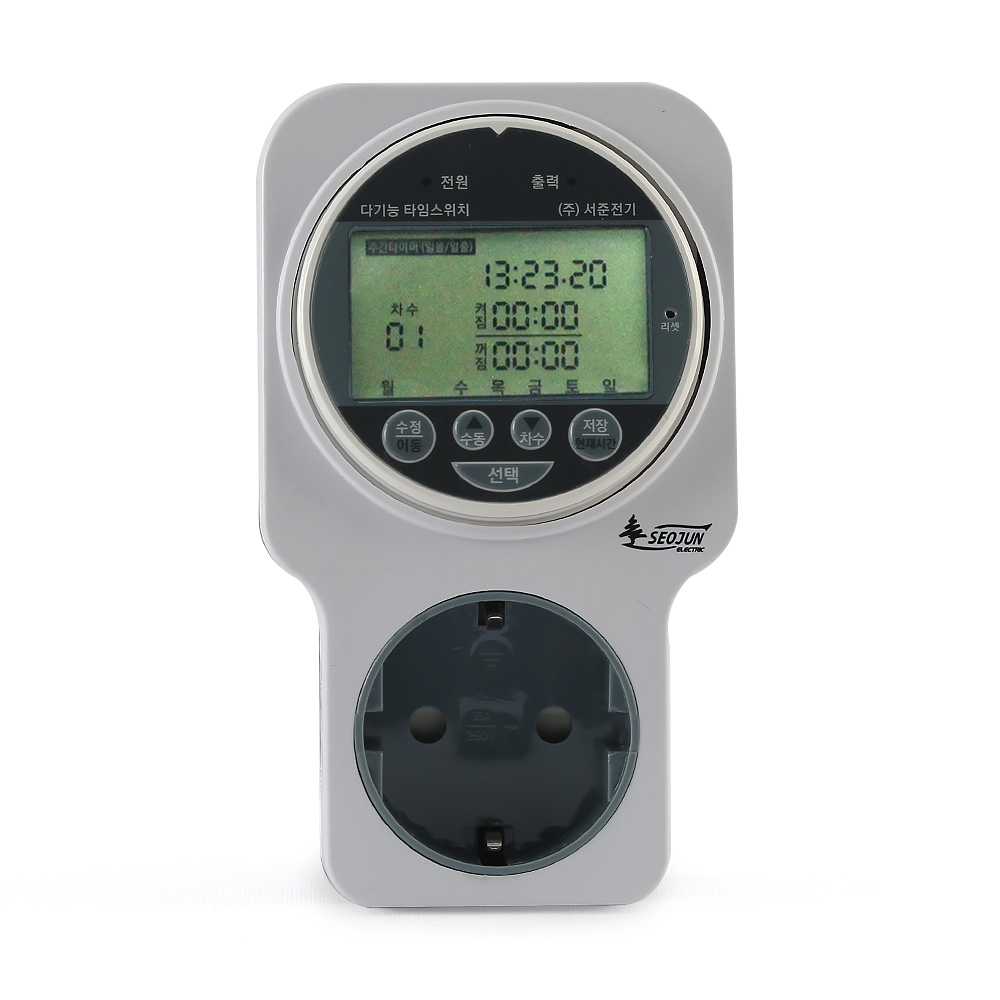 EO 서준전기 SJM-C16 다기능 콘센트 간판 일출일몰 연간 타이머 타임 스위치, 1개 33,900원