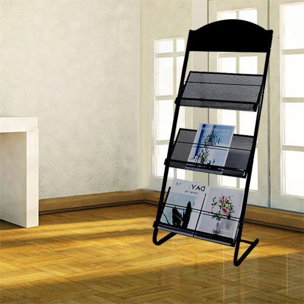 데코스토어 L형 카탈로그스탠드 카다로그거치대 AP607 리플렛 전단지 잡지꽂이, AP607-48(가로 48cm), 1개 63,300원