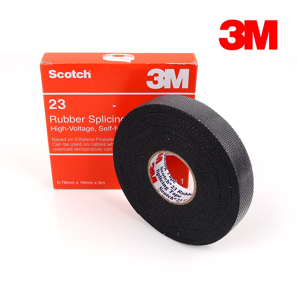 전기절연테이프 23 흑색 19MMx9M_고무 배선 전선 전열, 1개 19,500원