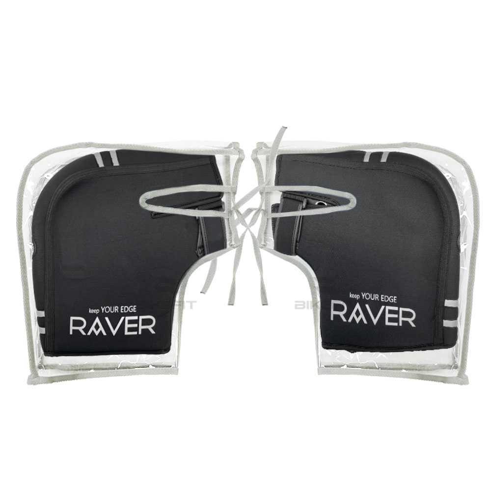 오토바이 겨울토시 RAVER 밸크로드토시 비닐커버 세트 방수커버 방한토시 겨울장갑 B형비닐커버 + 토시, 블랙 40,500원