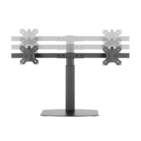 (루나랩) 스탠드형 가스스프링 높이조절 듀얼 모니터암, 라이즈 LNR-02 ▶ (최대 27형) ◀ 59,000원