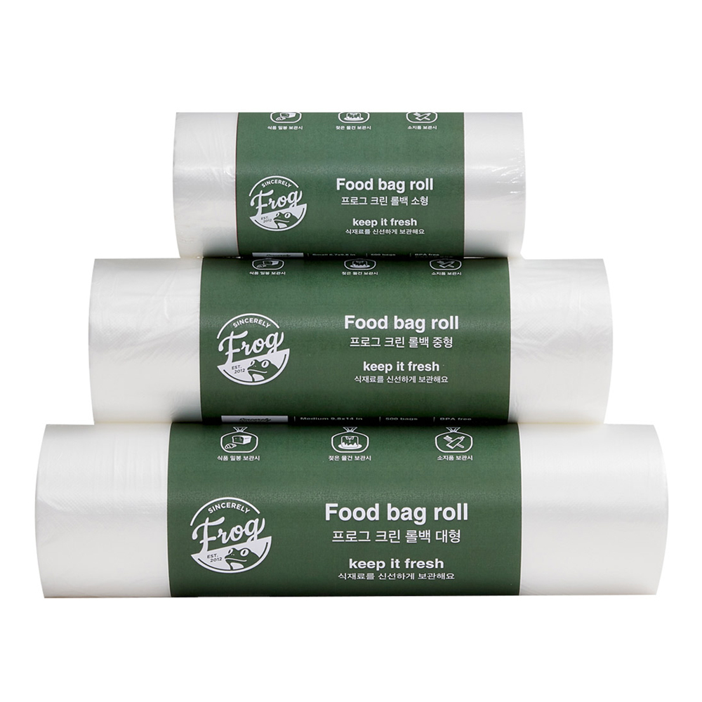 프로그 크린 위생 롤백 소형 17cm x 25cm + 중형 25cm x 35cm + 대형 30cm x 40cm 8,900원