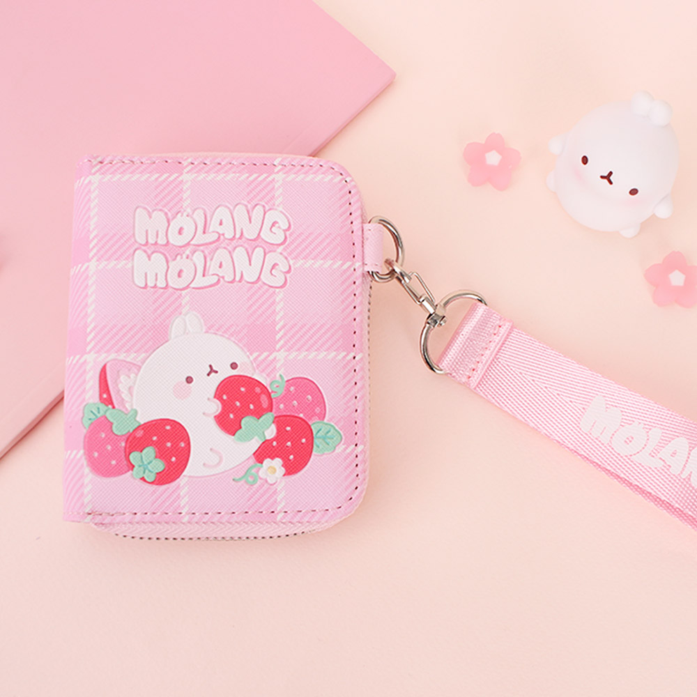 윙하우스 몰랑 스트로베리 스트랩 포켓 카드 동전 반지갑 아동 9,900원