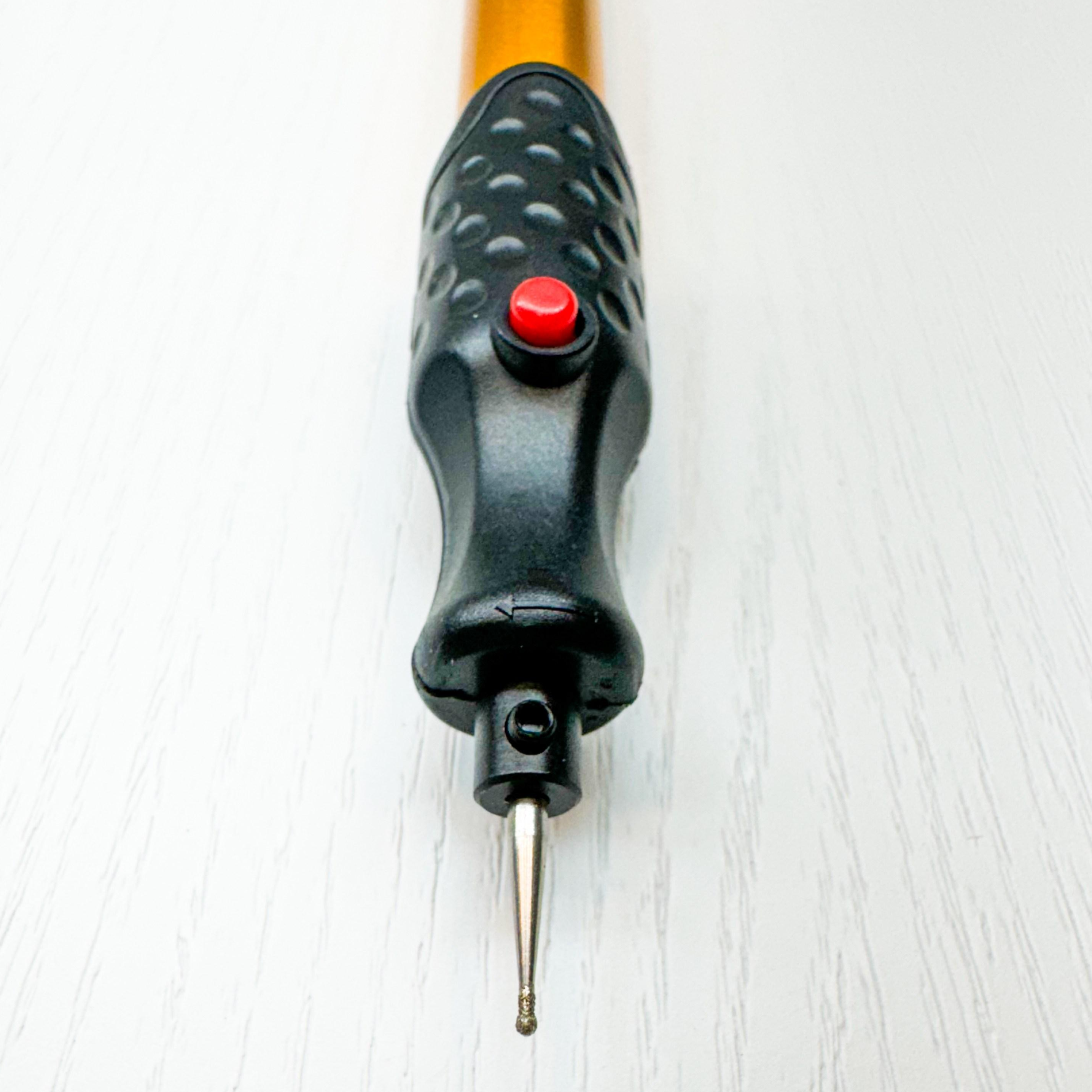 기드온 전동조각기 금속 나무 유리 각인 전동펜(블루), 1개 15,000원