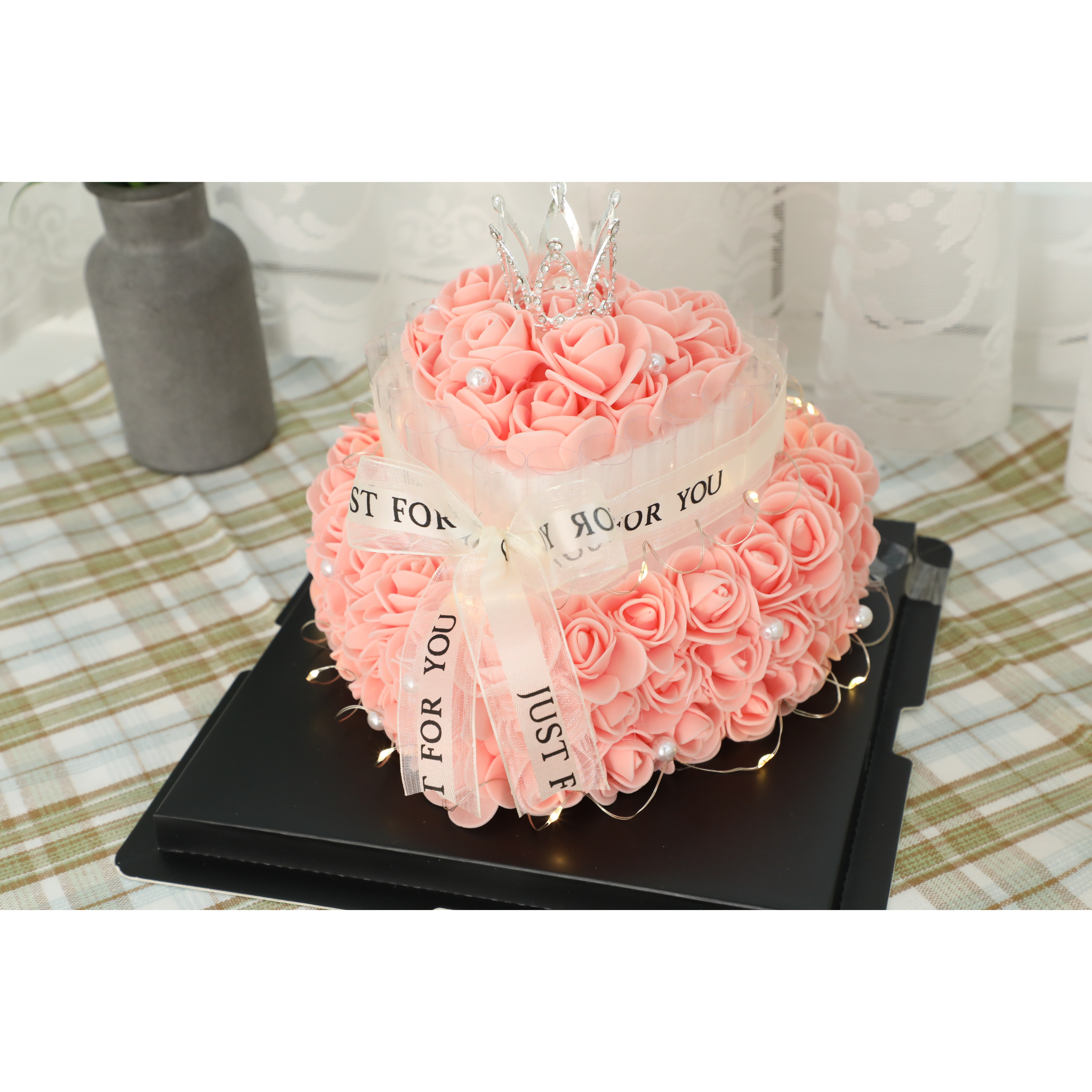 리프4, 돈케이크, 용돈케이크, 부모님 용돈 박스, 이벤트용2단 용돈박스, 티아라로즈케이크, 피치 38,500원