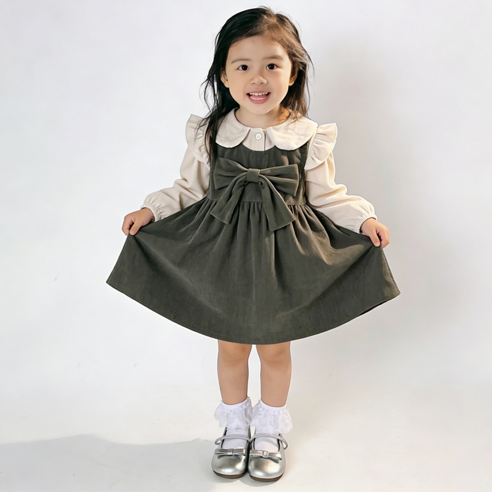 투에그 여아 골덴 블라우스 원피스 세트 36,900원