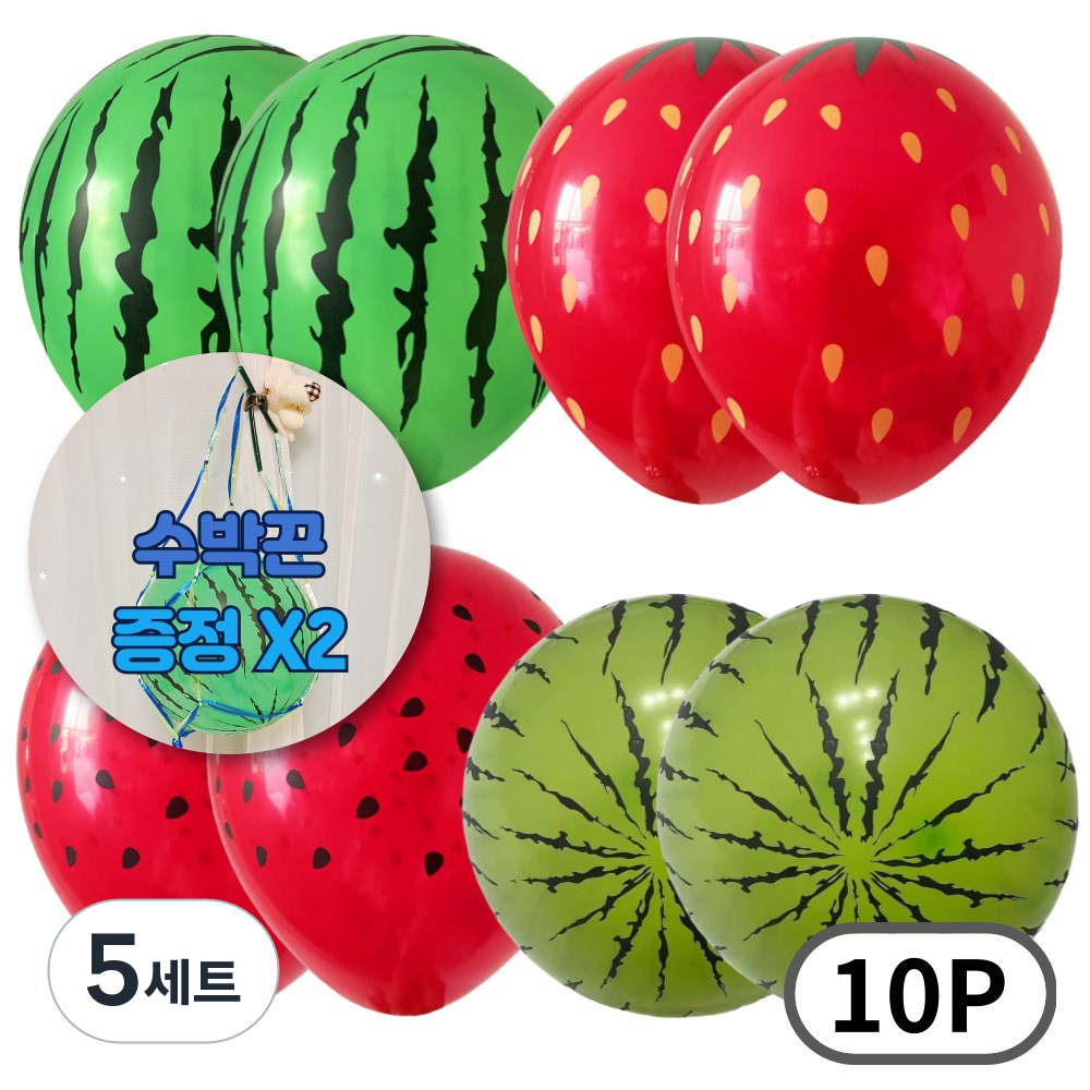 스마일파티 수박 과일 여름 풍선 33,160원
