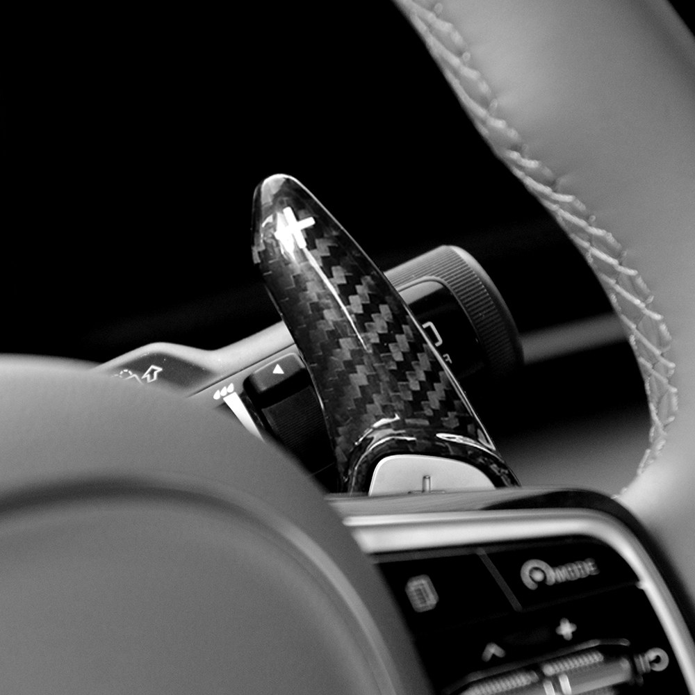 카스타 호환 더뉴 셀토스 리얼카본 패들쉬프트 연장킷 실내 핸들 튜닝 자동차 용품 109,500원