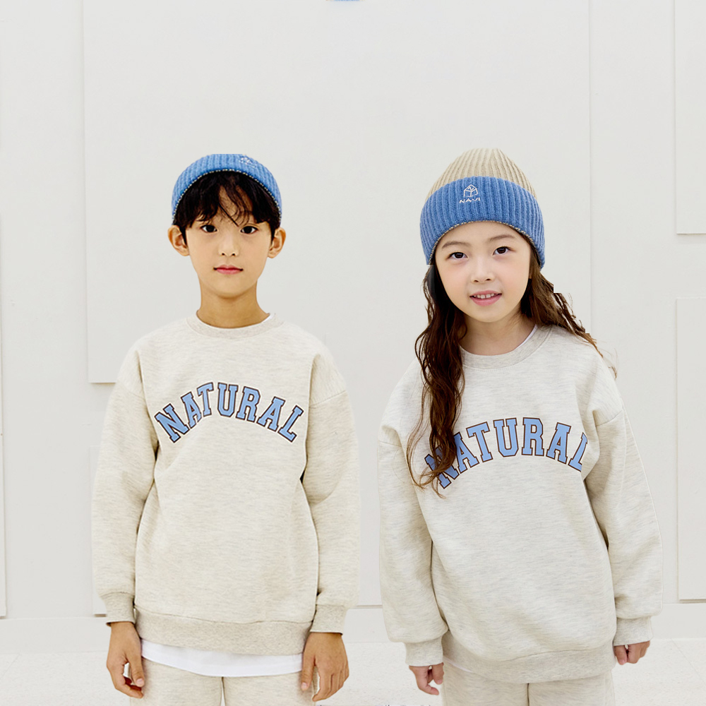 바브키즈 주니어 아동용 내추럴 기모 상하복 세트 29,900원