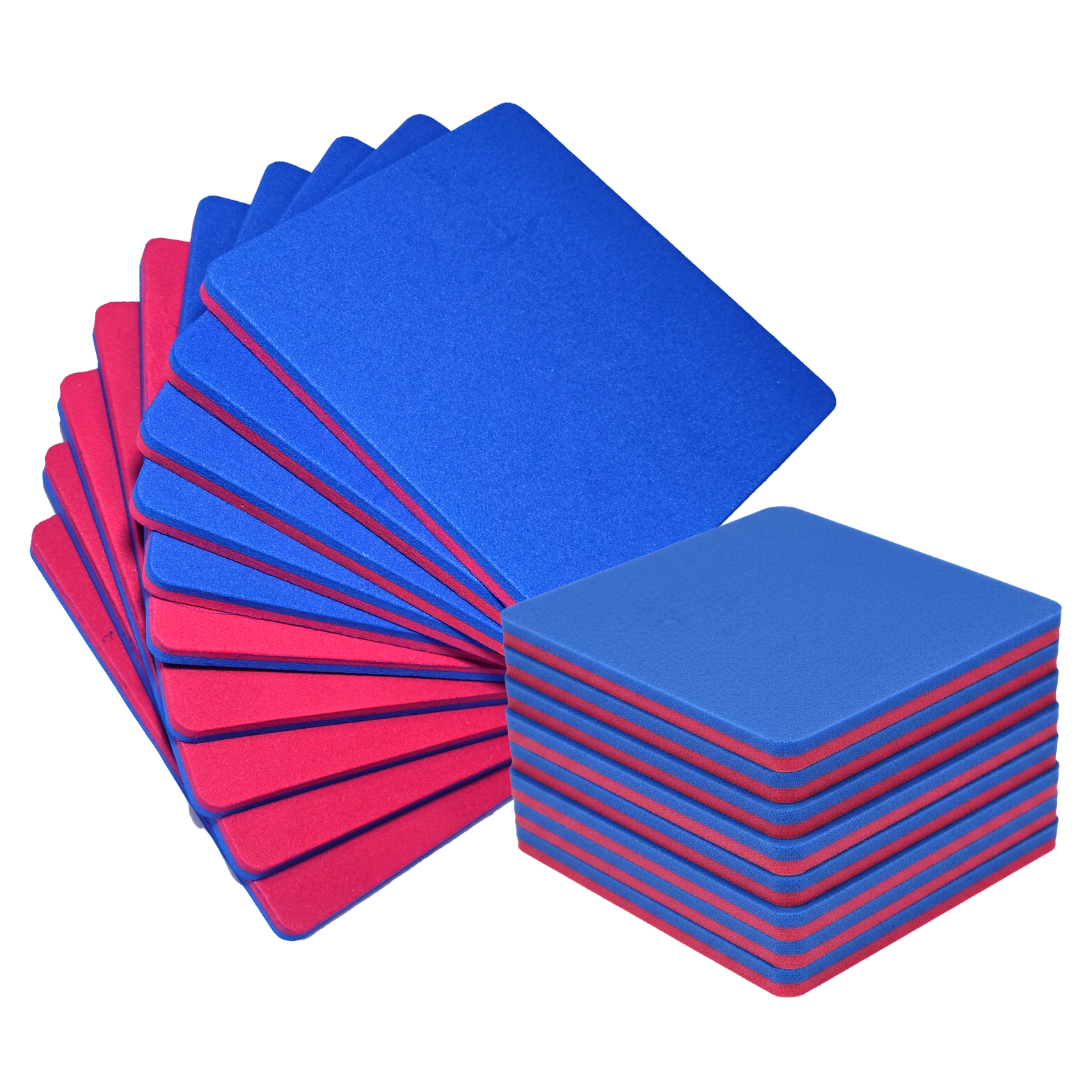 색판 뒤집기 10개입 15cm 정사각 청홍색판 가을 운동회 레크리에이션 체육대회 게임 도구 282,500원