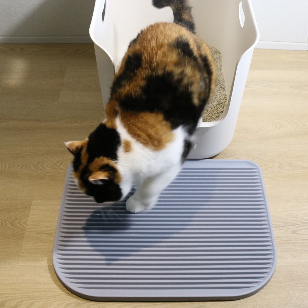 드림계곡 고양이 화장실매트 사막화방지 플라스틱 모래 매트, 그레이, 1개 15,860원