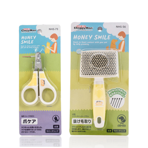 도기맨 반려동물 발톱깎이 NHS-73 S + 소프트 슬리커 브러쉬 미니 NHS-56, 혼합색상, 1세트 10,380원