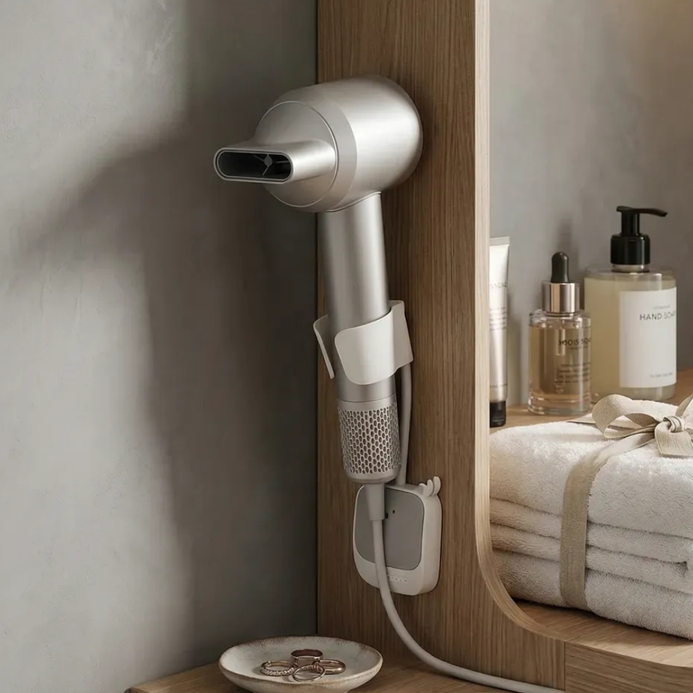 잘샀지 무타공 핸즈프리 각도조절 드라이기 거치대 3,490원