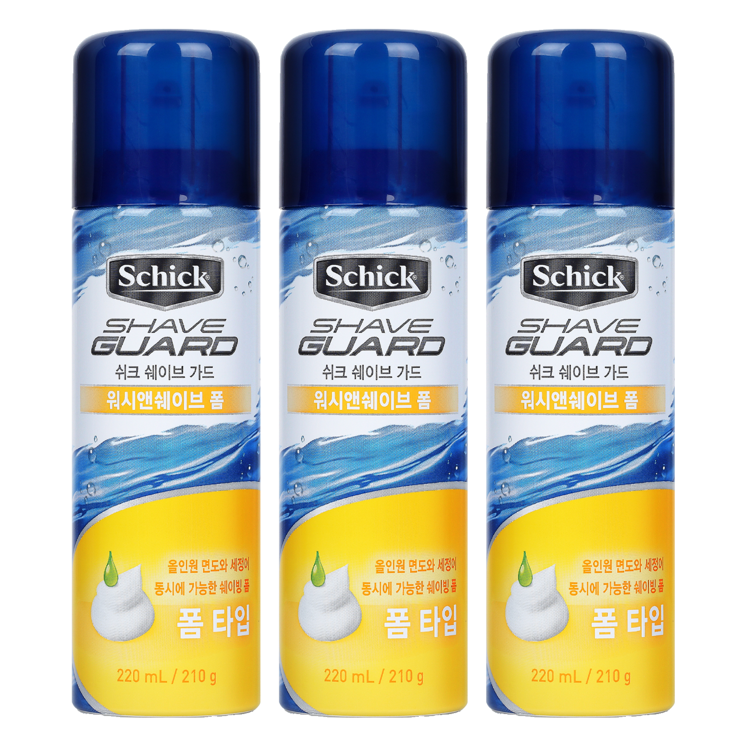 쉬크 쉐이브가드 워시 앤 쉐이빙폼 10,000원