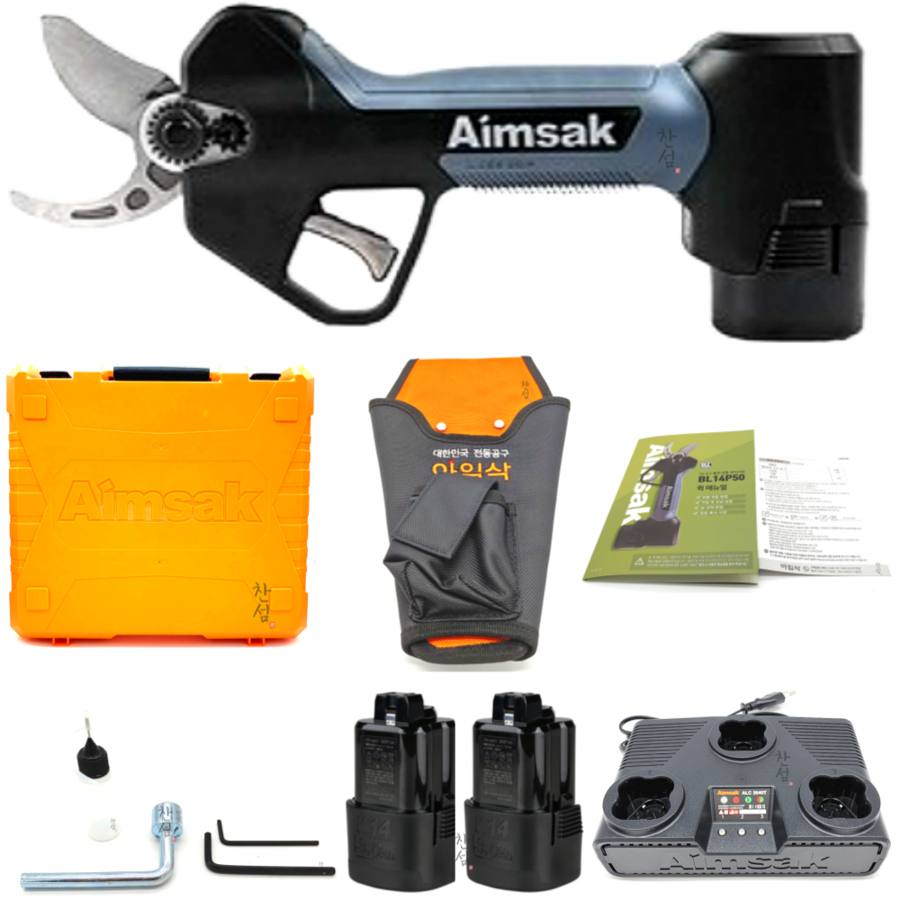 아임삭 충전 전지가위 BL14P503 14.4V 3.0Ah 배터리3개 풀세트, 1세트 412,190원