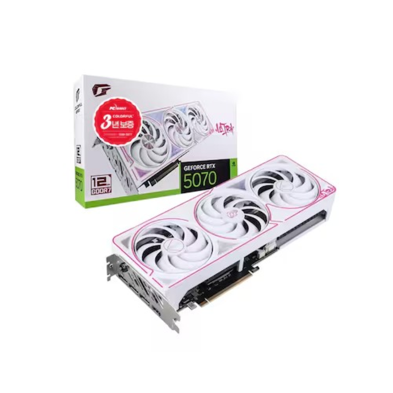 COLORFUL iGame 지포스 RTX 5070 ULTRA OC White D7 12GB 피씨디렉트 1,164,770원