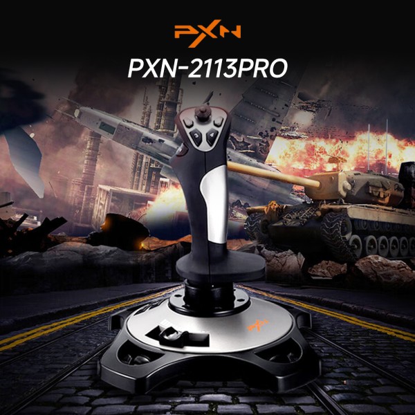 PXN-2113 프로 조이스틱 비행 시뮬레이터 게임 패드 컨트롤러 PC 시뮬레이션 조종석 스틱 및 데스크탑 액세서리 53,300원