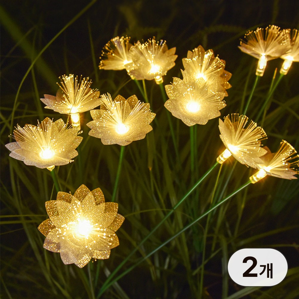 신성나라 태양열 눈꽃 정원등 태양광 LED 잔디등 외등 경관조명 야외 조경 조화 공원 전등 전구 26,000원