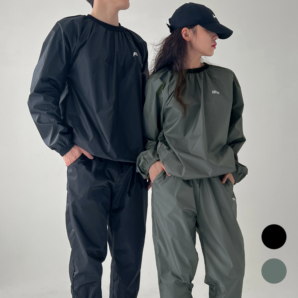 도도미아 남녀공용 트레이닝 땀복 상하의 세트 다이어트 운동복 19,800원