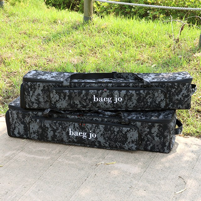 백조 짬낚가방 블랙 카모 대용량 민물 짬낚시가방 짬가방, 밀리터리 52,820원