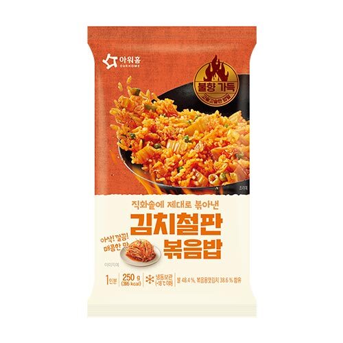 냉동 아워홈 김치 철판볶음밥 250g 1BOX (30입), 30개 67,120원