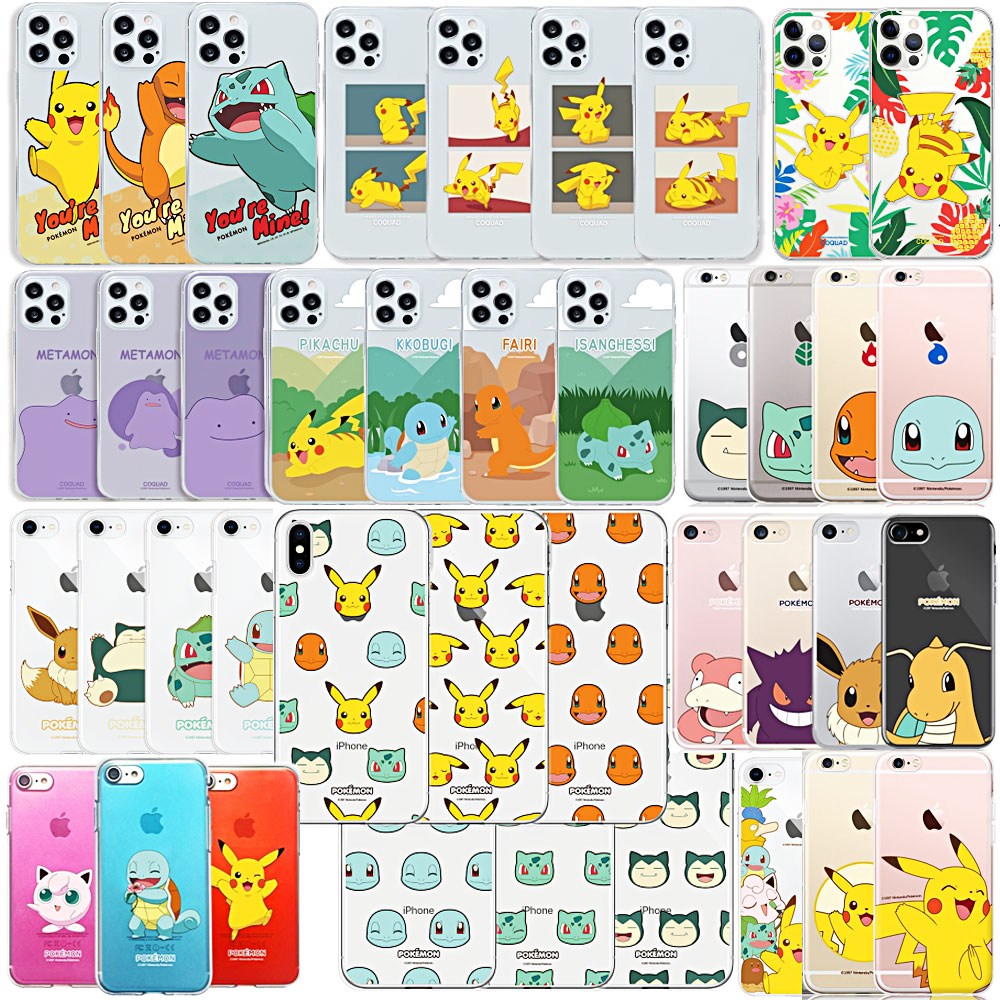 포켓몬스터 캐릭터 AT-M130S/K 클리어 투명 젤리 케이스 ZEM 키즈폰 잼폰2 시나모롤폰 포켓몬폰2 13,900원