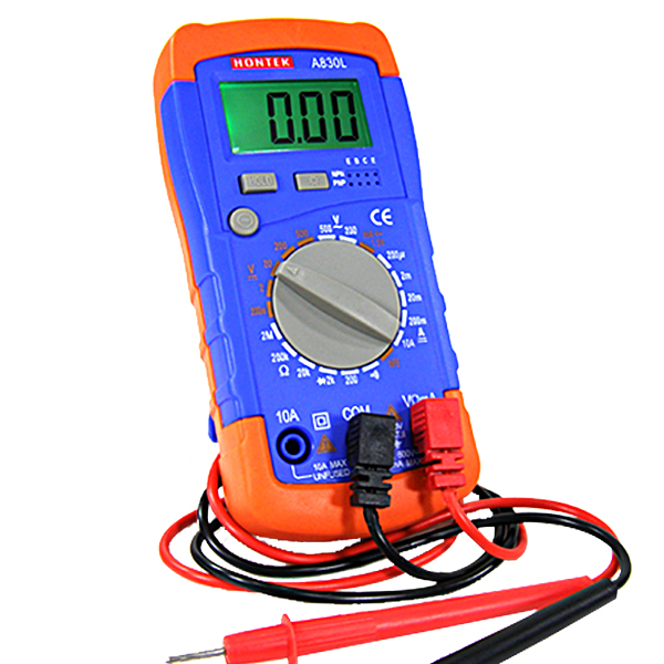 도매짱 혼텍 정품 디지털 멀티 테스터기 전기 전류 저항 전압 측정기, 1개 18,900원