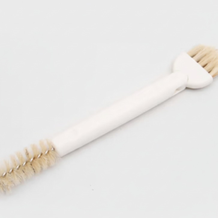 텀블러 틈새 세척솔 브러쉬 2in1 돈모 회전형, 1개, 화이트 3,930원