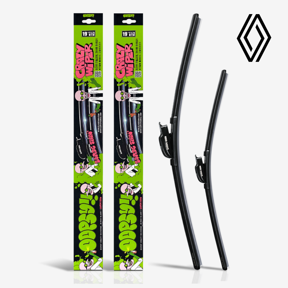 르노삼성 웁시 발수코팅 실리콘 와이퍼 간편날교체 운전석 조수석 세트, QM6 (18년~현재) 45,900원