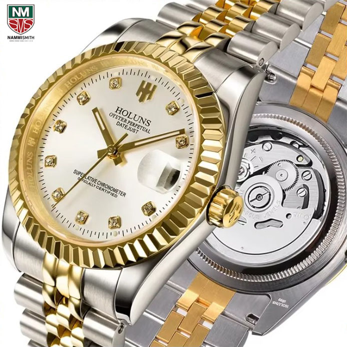 스미스 당일출고 [HOLUNS-HL7001]남성용 정장 명품디자인 메탈시계 /최고급스덴 306/ 특수금장 A/S (세이코 A/T기계) 3기압 방수 선물용고급박스 168,000원