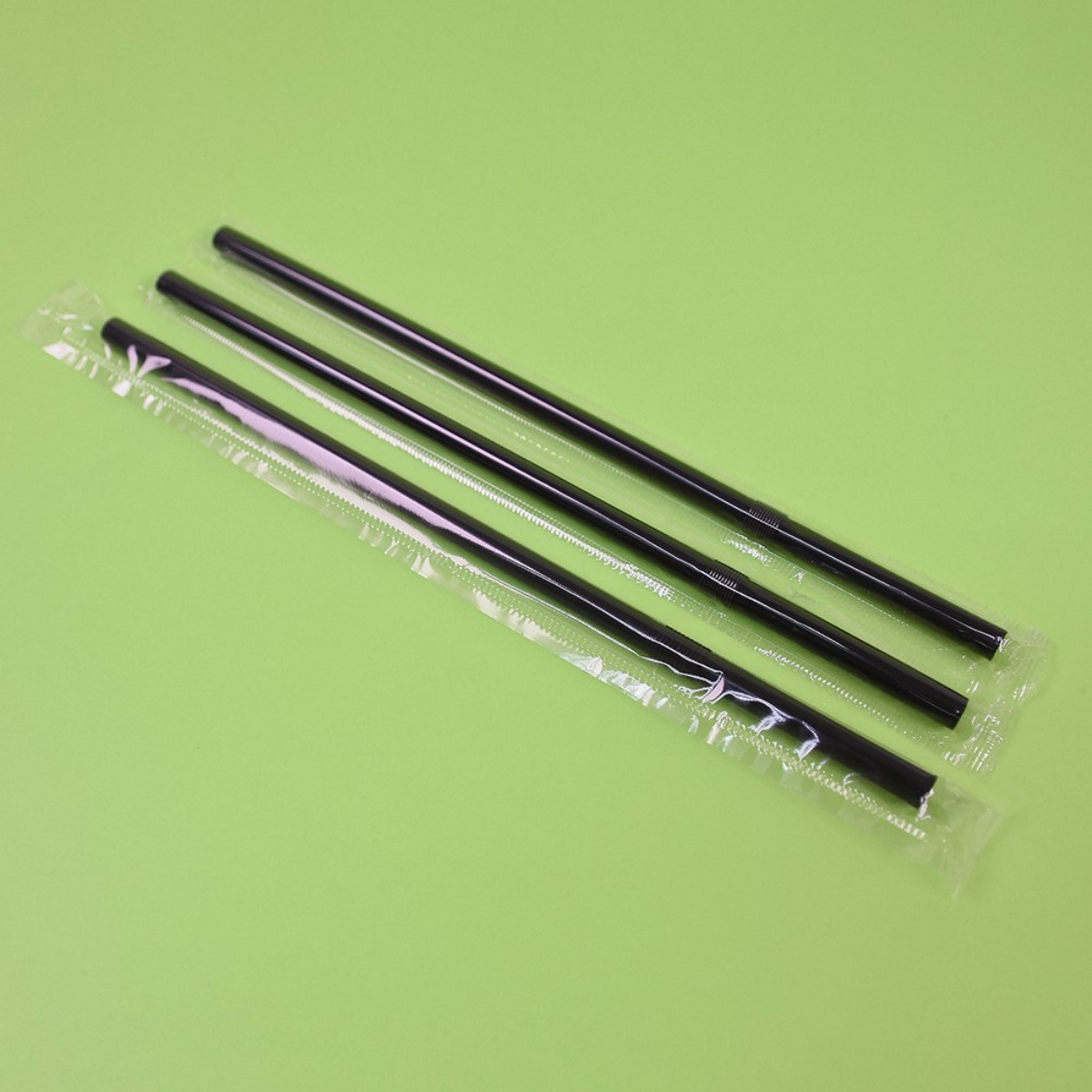 개별포장 자바라빨대 검정 스트로우 7x25cm 4팩 2000개, 4세트, 500개입 18,700원