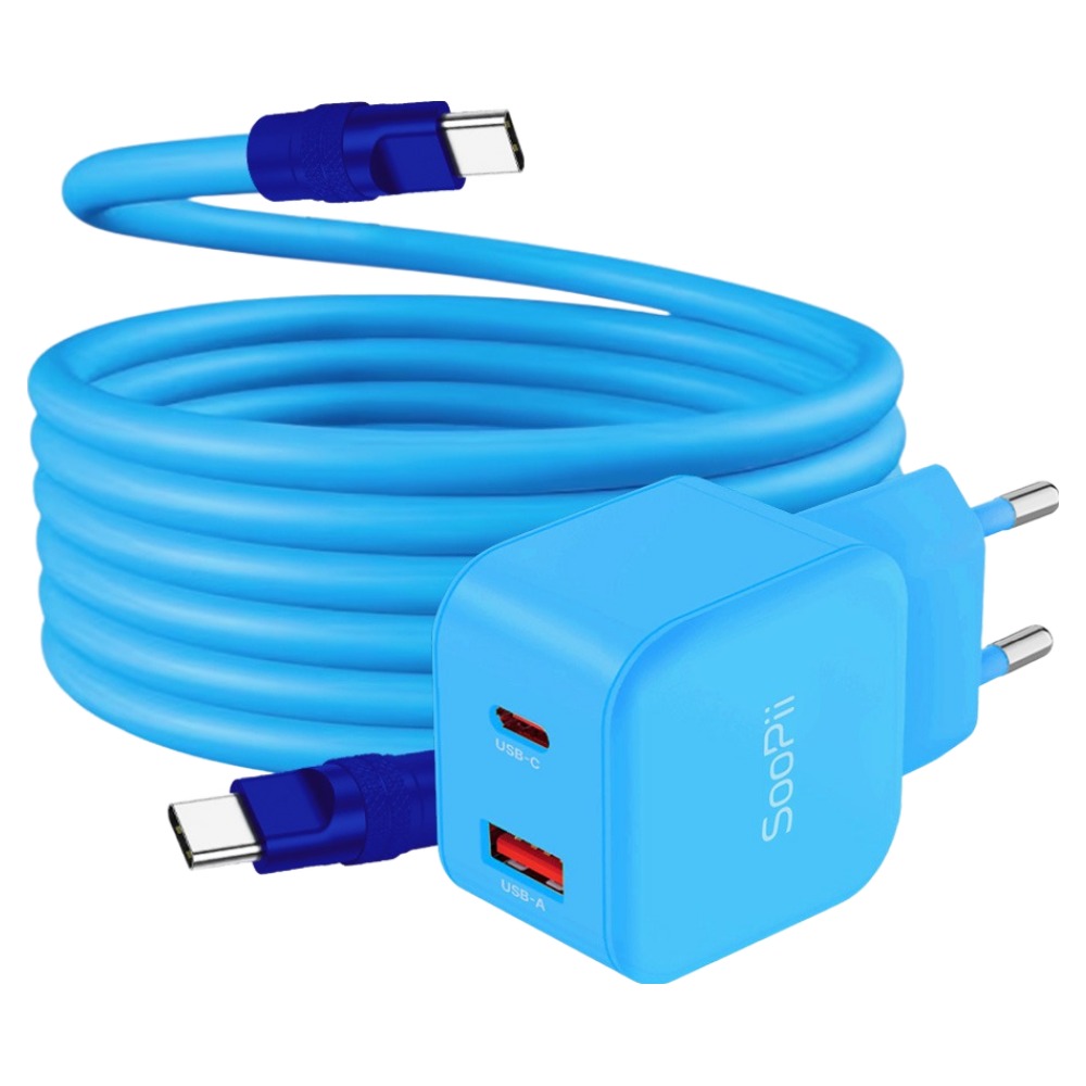 수피 비비드 컬러 듀얼 PD PPS 초고속 충전기 25W, C to C타입 케이블 240W 30,900원