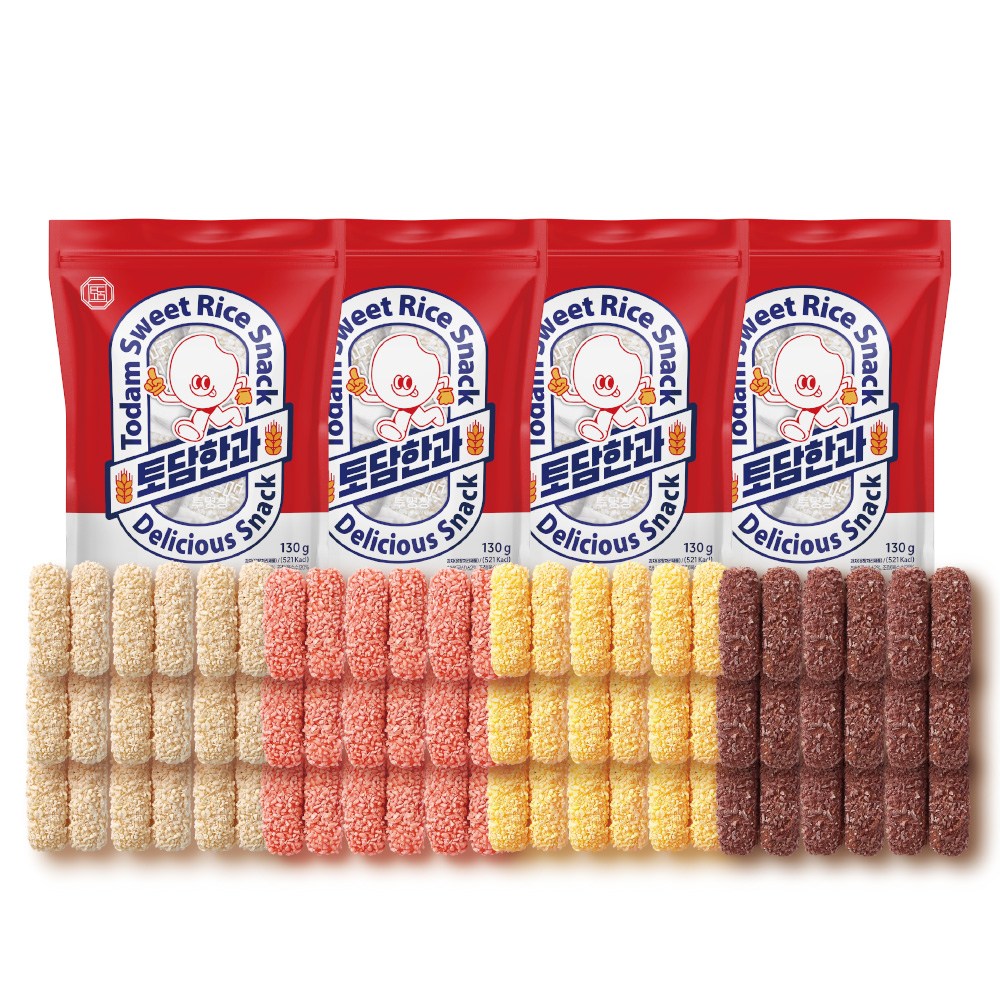 토담한과 찹쌀유과 파우치4종, 4개, 130g 17,990원