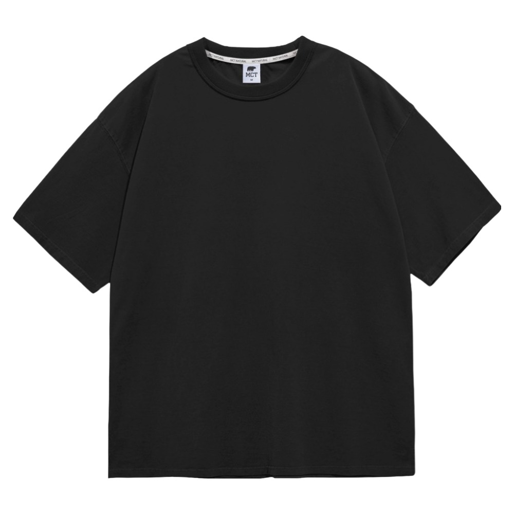 엠씨티 남녀공용 빅사이즈 데일리 오버핏 무지 반팔 티셔츠 14,300원