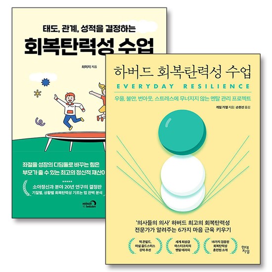 하버드 회복탄력성 수업 책 태도 관계 성적을 결정하는 우울 불안 번아웃 멘탈 관리 세트 (전2권) 31,410원