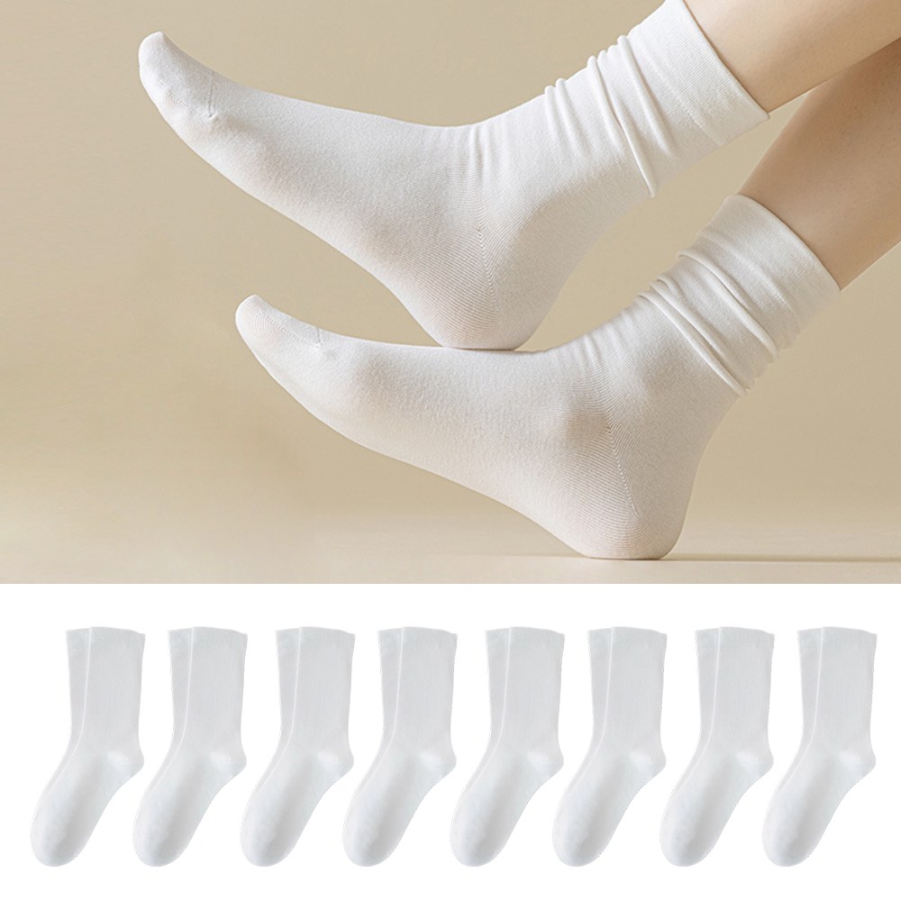 8개1세트 뷰티 여성용 조이지 않고 편안한 무압박 중목 양말 14,990원