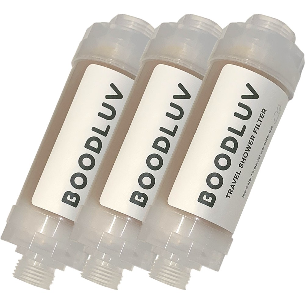 부드럽 여행용 석회수 샤워 필터 양이온교환수지 샤워기, 양이온 석회수필터, 3개, 현재가 49,330원
