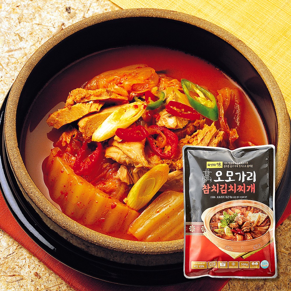 오모가리 수제 참치 김치찌개 500g x 6팩 39,900원