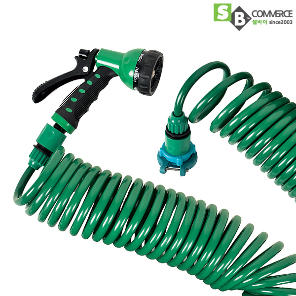 코일호스 7.5m/10m/15m/20m 파워분사기/세차호스, 1개 11,500원