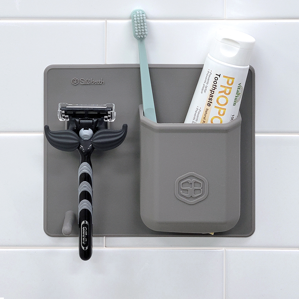 실리바스 실리콘 포켓 면도기걸이, 그레이, 1개 15,590원