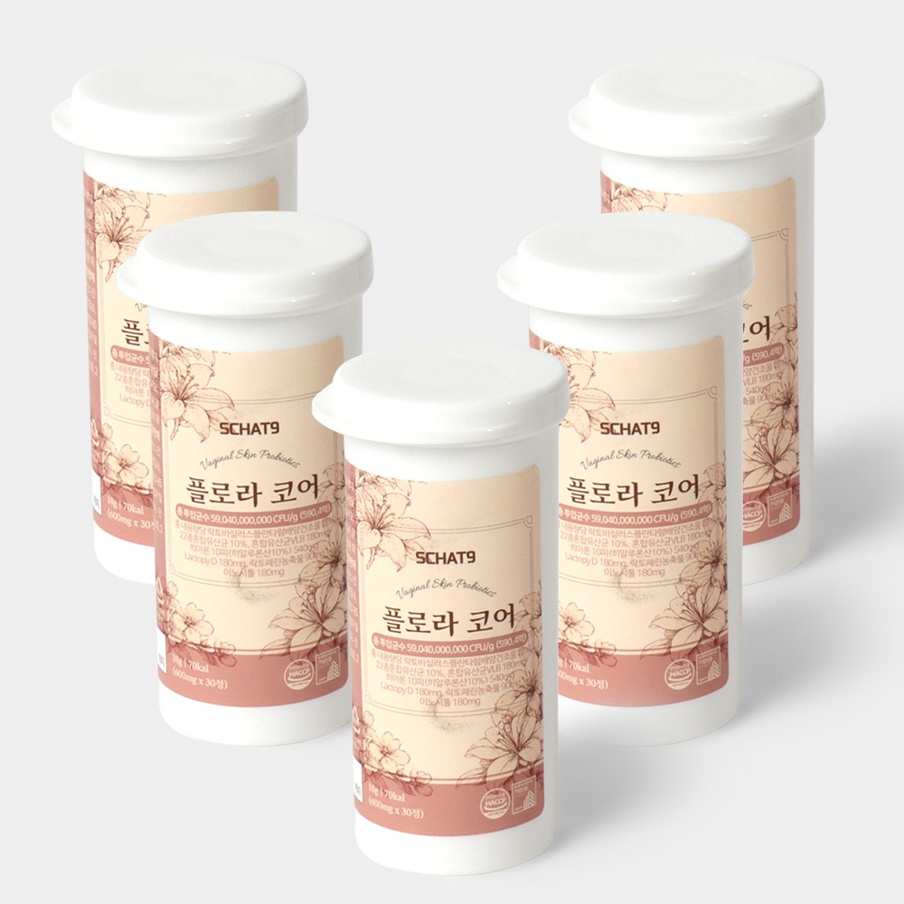 스캇나인 시크릿 여성 Y케어 특허 질유산균 락토바실러스 프로바이오틱스, 5개, 30정 64,100원