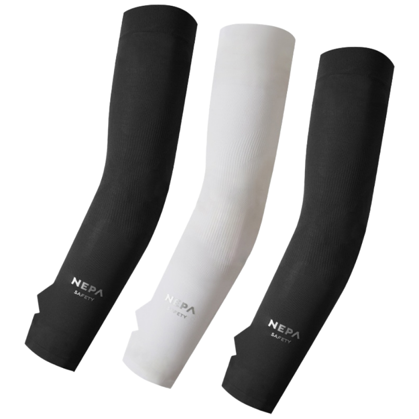 네파 세이프티 심리스V 라인 쿨토시 여름 손가락 자외선차단 손등 팔토시, 화이트, 1개 6,300원