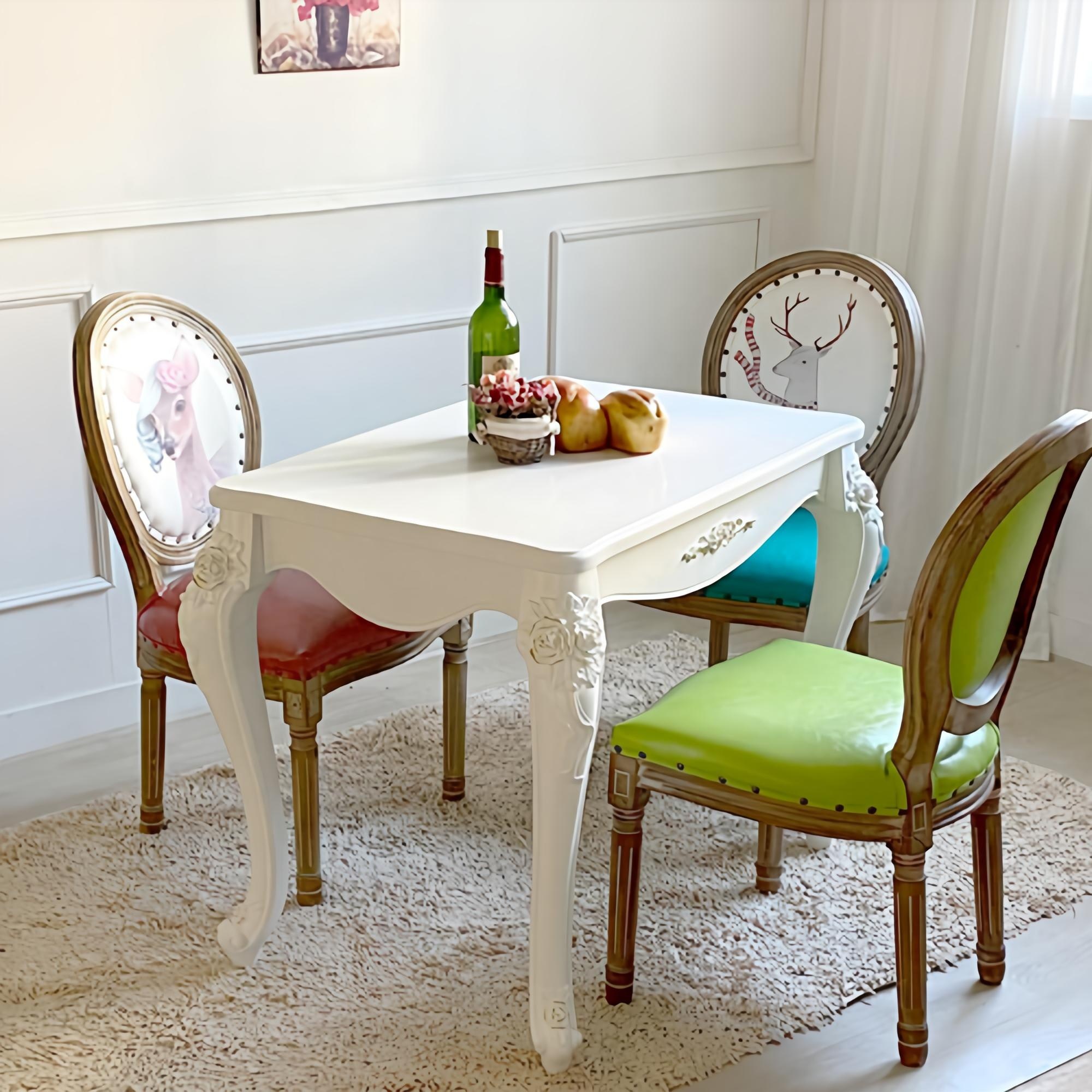 루이송 비앙카 2-4인식탁 의자별매 (당일출고 국내배송) 식탁 테이블 북유럽풍 엔틱 인테리어 273,000원