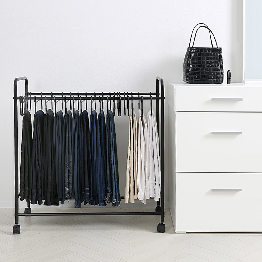 홈앤하우스 카트형 바지걸이, 블랙, 1개 28,600원