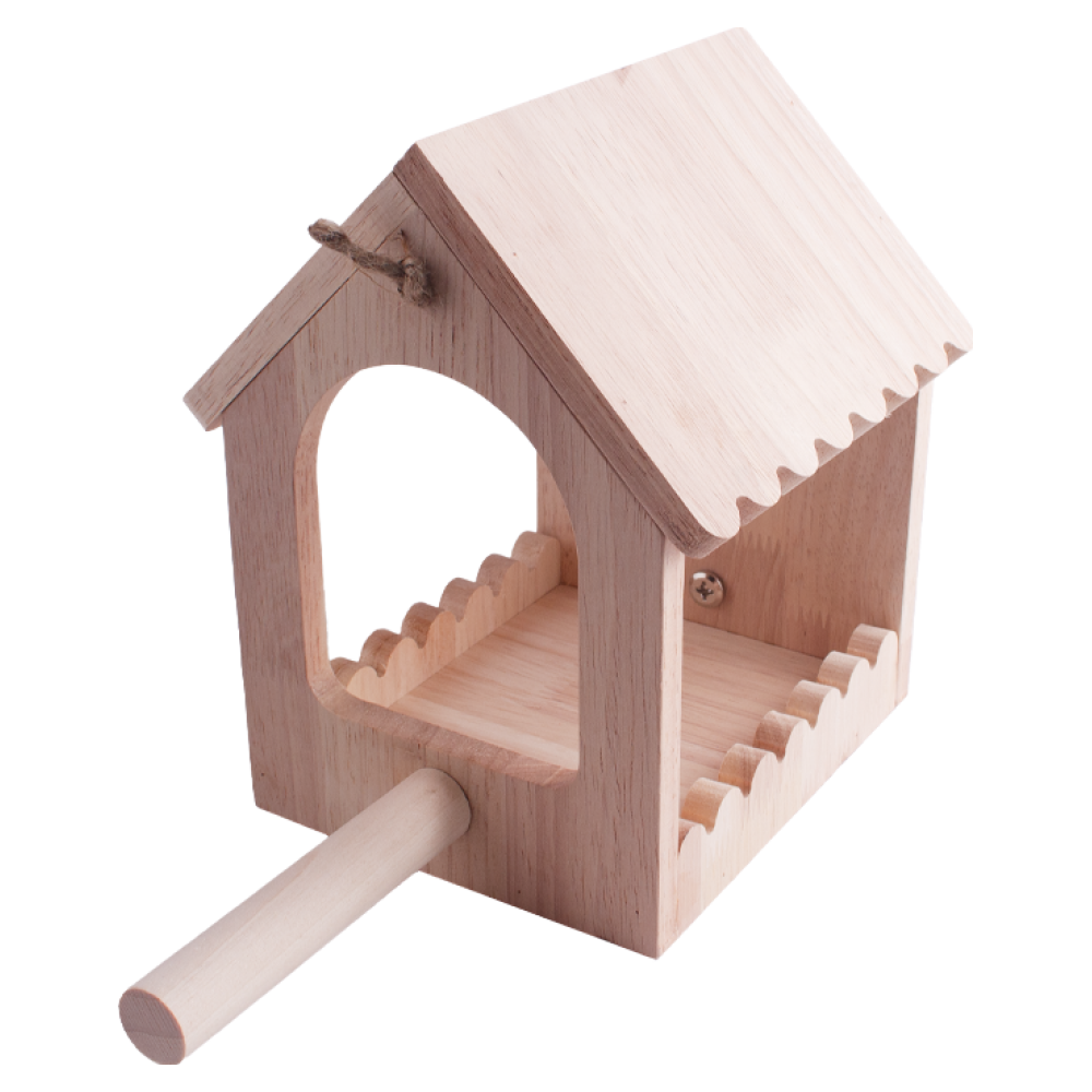 앵무새 오두막 쉼터 앵무새용품 장난감 스트레스해소 뜯기 새장난감 앵무새그네 BKT-240 11,300원