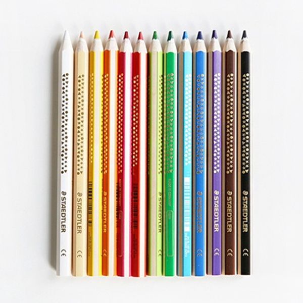 스테들러 노리스 슈퍼 점보 색연필 1287 (12종 택) 1,390원